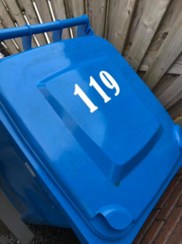 Container / kliko sticker nummer