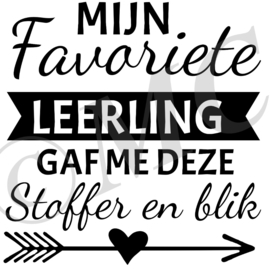 Mijn favoriete leerling