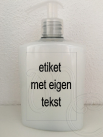 Etiket - met eigen tekst