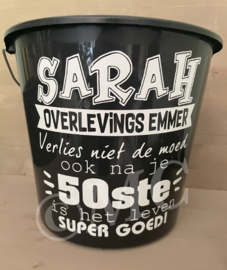 Sticker : Sarah overlevings emmer