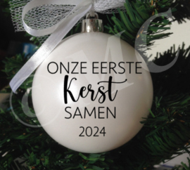 Kerstbal : Onze eerste kerst samen