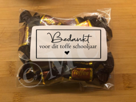 Sluit etiket: Bedankt voor dit toffe schooljaar