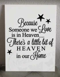 Because someone we love is in heaven