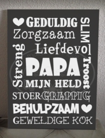 Geduldig slim zorgzaam papa