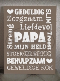 Geduldig slim zorgzaam papa