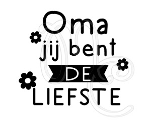 mama / oma jij bent de liefste Stickers MIRAHCREATIONS