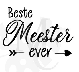 Tussendoortje Huiskamer toelage Beste Juf/Meester ever | Stickers | MIRAHCREATIONS