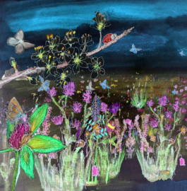 Landschap in maanlicht