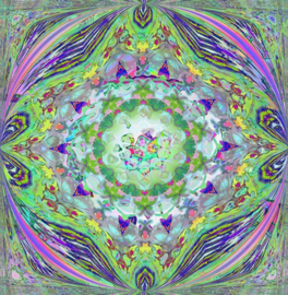Kaleidoscope Dubbele kaart met enveloppe
