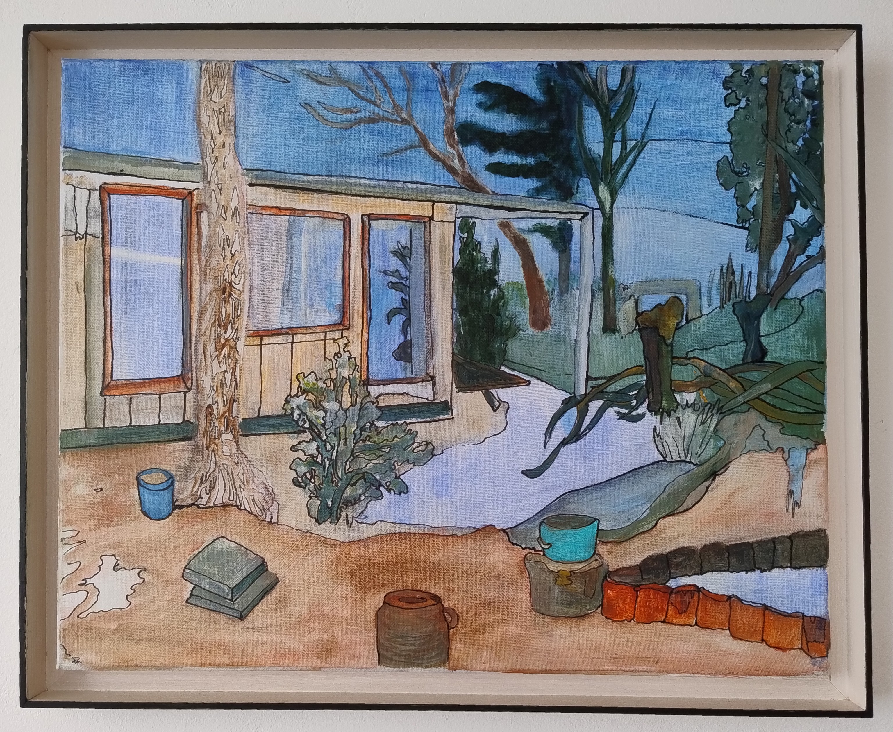 Tuinhuis: Overstroming