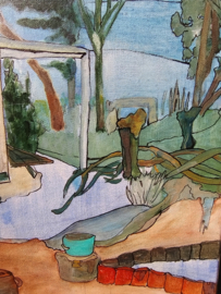 Tuinhuis: Overstroming