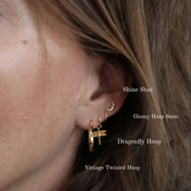Tiny Dragonfly Earring