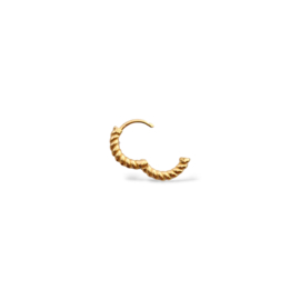 Rope Plain Hoop Earring