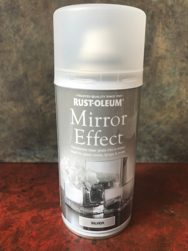 moederlijk uitlijning Tijd spiegel verf + spuitbus mat zwart | Rusto-olium mirror effect |  Restylemeubels