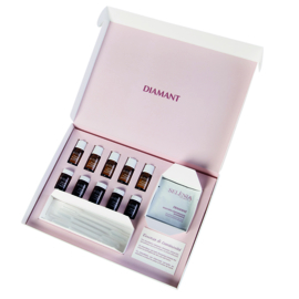 SELENIA DIAMANT | EXFOLIATING LIGHTENING BRIGHT LUXURY BOX 10 treatments