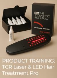 Product Training "TCR LASER & LED HAIR TREATMENT PRO" - maandag 8 september