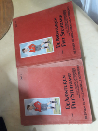 2 boeken over de Avonturen van Peter Stuyvesant van de Erven van Van Nelle