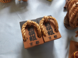 Set Japanse houten schoentjes
