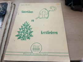 Sinterklaas en Kerst liederen boek voor piano begeleiding