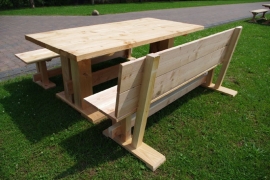 Douglas tuinset kloostertafel (Compleet set)