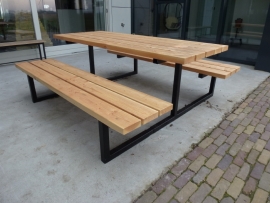 Picknicktafel model 1 metalen stalen onderstel frame