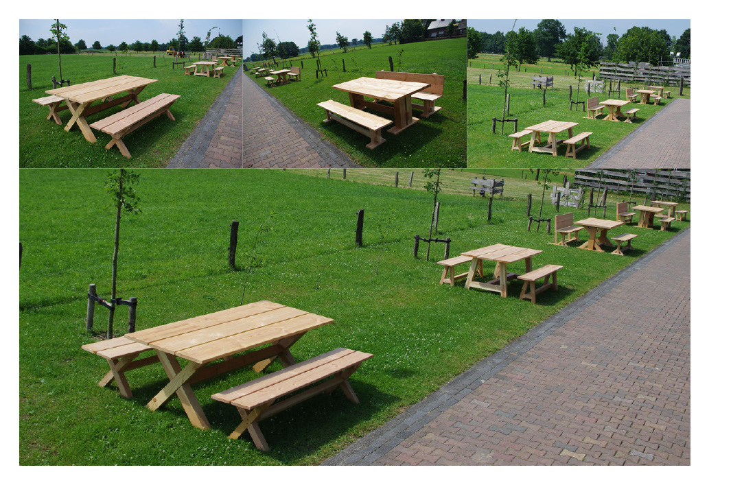 tuintafel-douglas hout-bank-met rugleuning-douglas-landelijk-femor.jpg