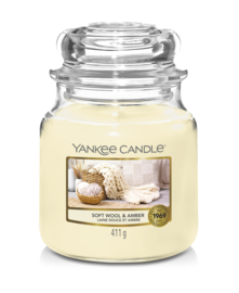 Yankee Candle Soft Wool & Amber Original Medium Jar