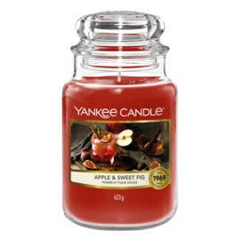 Yankee Candle Apple & Sweet Fig Large Jar