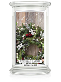 Kringle Candle Juniper & Laurel Large Jar