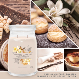 Yankee Candle Vanilla Crème Brûlée Signature Large Jar