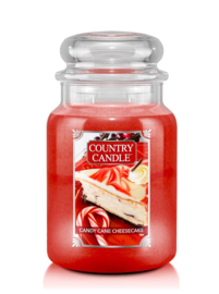 Country Candle Candy Cane Cheesecake Large Jar