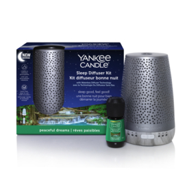 Yankee Candle Sleep Diffuser Starter Kit Silver