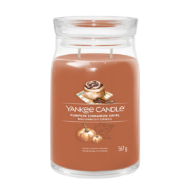 Yankee Candle Pumkin Cinnamon Swirl