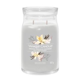 Yankee Candle Smoked Vanilla & Cashmere Signature Large Jar