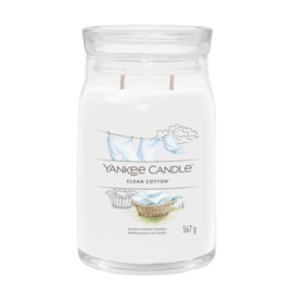 Yankee Candle Clean Cotton Signature Large Jar