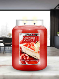 Country Candle Candy Cane Cheesecake Large Jar