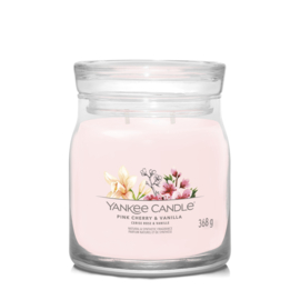 Yankee Candle Pink Cherry & Vanilla Signature Medium  Jar