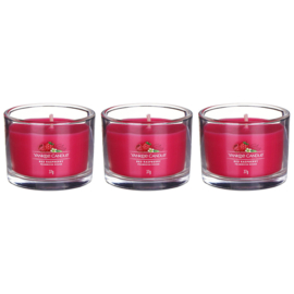 Yankee Candle Red Raspberry Mini Jar 3-Pack