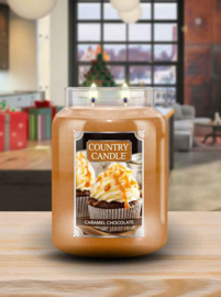 Country Candle Caramel Chocolate Large Jar