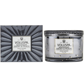 Voluspa Makassar Ebony & Peach 2 wick - Corta Maison Candle