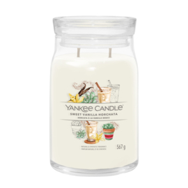 Yankee Candle Sweet Vanilla Horchata Signature Large Jar