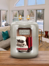 Country Candle Warm and Fuzzy Large Jar