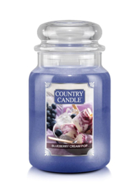 Country Candle Blueberry Cream Pop Large Jar
