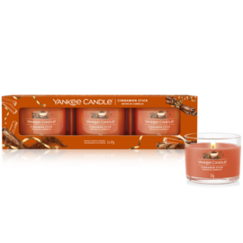 Yankee Candle Cinnamon Stick Mini Jar 3-Pack