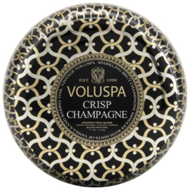 Voluspa Crisp Champagne 2 wick - Maison Metallo