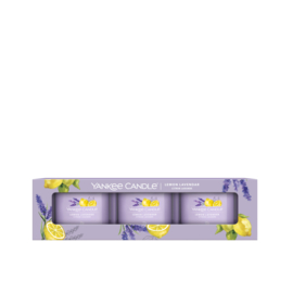 Yankee Candle Lemon Lavender Mini Jar 3-Pack