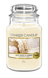 Yankee Candle Soft Wool & Amber Original Large Jar