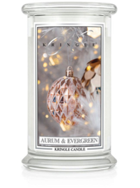 Kringle Candle Aurum & Evergreen Large Jar