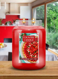Country Candle Strawberry Mint Tart Large Jar