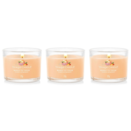 Yankee Candle Mango Ice Cream  Mini Jar 3-Pack